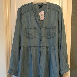 Torrid Denim Baby Doll Tunic